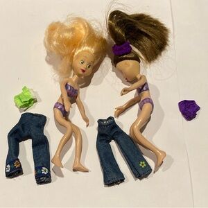 GUC Vintage Our Generation mini dolls bundle (6 inch dolls). Loose, no package